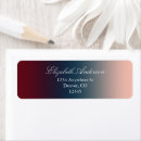 Search for pink and navy return address labels Blue
