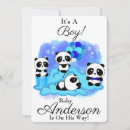 Search for panda baby boy shower invitations Adorable