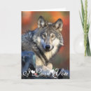 Search for wolf valentines day cards I love you