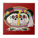 Search for mexican day of the dead tiles Dia de los muertos