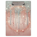 Search for pink glitter clipboards Glam