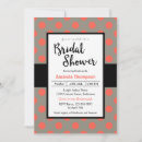 Search for polka dot bridal shower invitations Bride