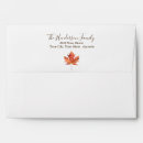 Search for autumn leaf envelopes Elegant
