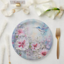Search for hummingbird paper plates Flowers
