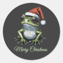Search for funny frog cartoon stickers Green