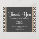 Search for kraft wedding thank you cards White