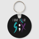 Search for six key rings Purple