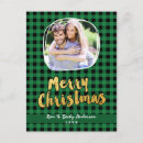 Search for green and gold christmas cards Merry