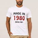 Search for 1980 tshirts Birth year