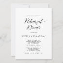 Search for stylish rehearsal dinner invitations Calligraphy
