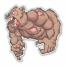 Search for big muscles stickers Strong