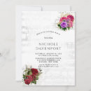 Search for music bridal shower invitations Red