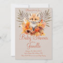 Search for watercolor fox baby shower invitations Rustic