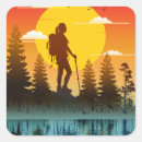 Search for mountain silhouette stickers Camping