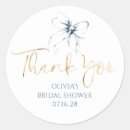 Search for light blue thank you stickers Gold