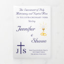 Search for catholic folded wedding programs Traditional