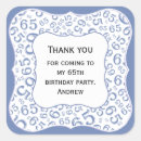 Search for 65th birthday party stickers Celebration