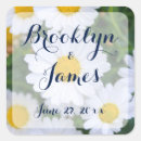 Search for white flower wedding stickers Daisy