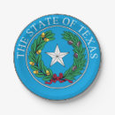 Search for texas paper plates America