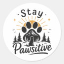 Search for pawsitivity stickers Stay pawsitive