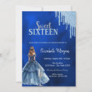 Search for blue sweet 16 invitations Dress
