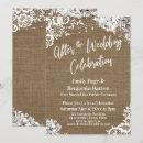 Search for burlap and lace wedding invitations Country