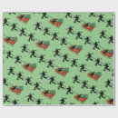 Search for hockey christmas wrapping paper Green