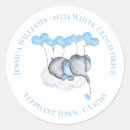 Search for animal address stickers Elephant