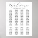 Search for 12 tables wedding seating charts Black and white
