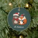 Search for cute fox christmas tree decorations Wildlife