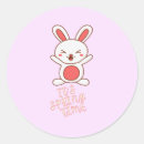 Search for spring time stickers Bunny