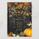 Search for autumn gender reveal invitations Autumn baby shower