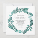 Search for elegant watercolor greenery wedding invitations Garden