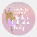 Search for cute ballerina stickers Girls birthday
