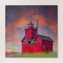 Search for michigan lighthouse puzzles Sunset