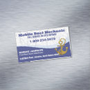Search for boat business cards Navy blue