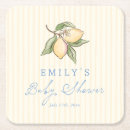 Search for lemon coasters Lemon baby shower
