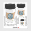Search for coffee cups stickers Illustration