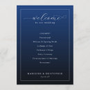 Search for navy wedding programs Elegant