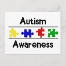 Search for autism support postcards Kids