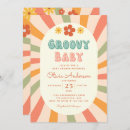 Search for retro baby shower invitations Funky