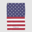 Search for american flag golf towels Red