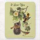 Search for love bird mousepads Nature