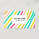Search for summer business cards Stripes