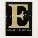 Search for planners Black and gold