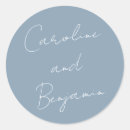 Search for blue wedding stickers Simple