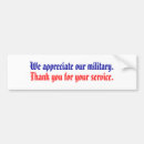 Search for appreciation bumper stickers Thanks