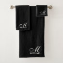 Search for black and white modern bath towels Initial
