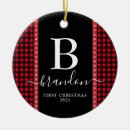 Search for red and black plaid christmas tree decorations Typography