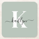 Search for sage green coasters Elegant